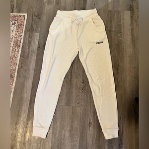 White Gymshark Pippa Joggers